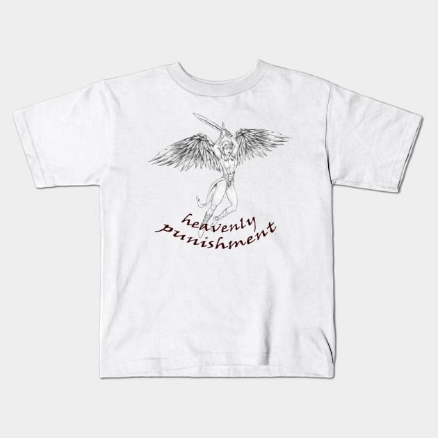 Heavenly punishment. Kids T-Shirt by Maximuselektro